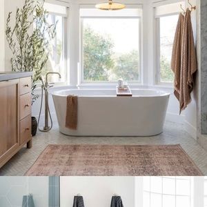 4 Loomia stone washed cotton Turkish Bath towels